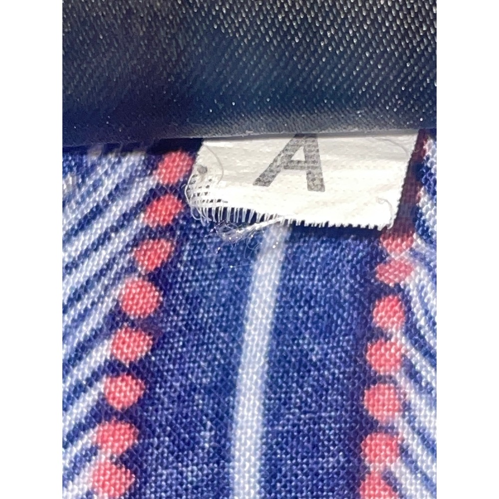 H&M Divided Blue Ikat Feather Print Relaxed Tapered Leg Pants Womens Size 8 - Picture 6 of 8